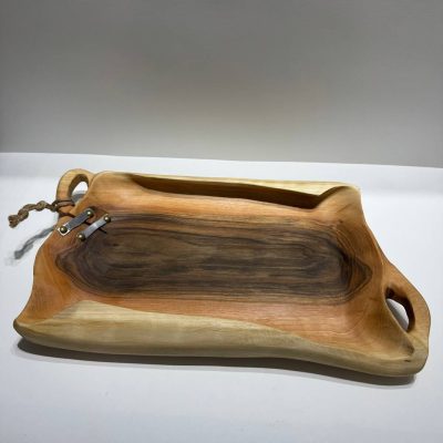 سینی چوبی ترک دار دست ساز بارکد 264123