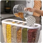 جا حبوباتی اکرولیت شفاف 6 قسمتی باحجم 9 کیلویی وارداتی