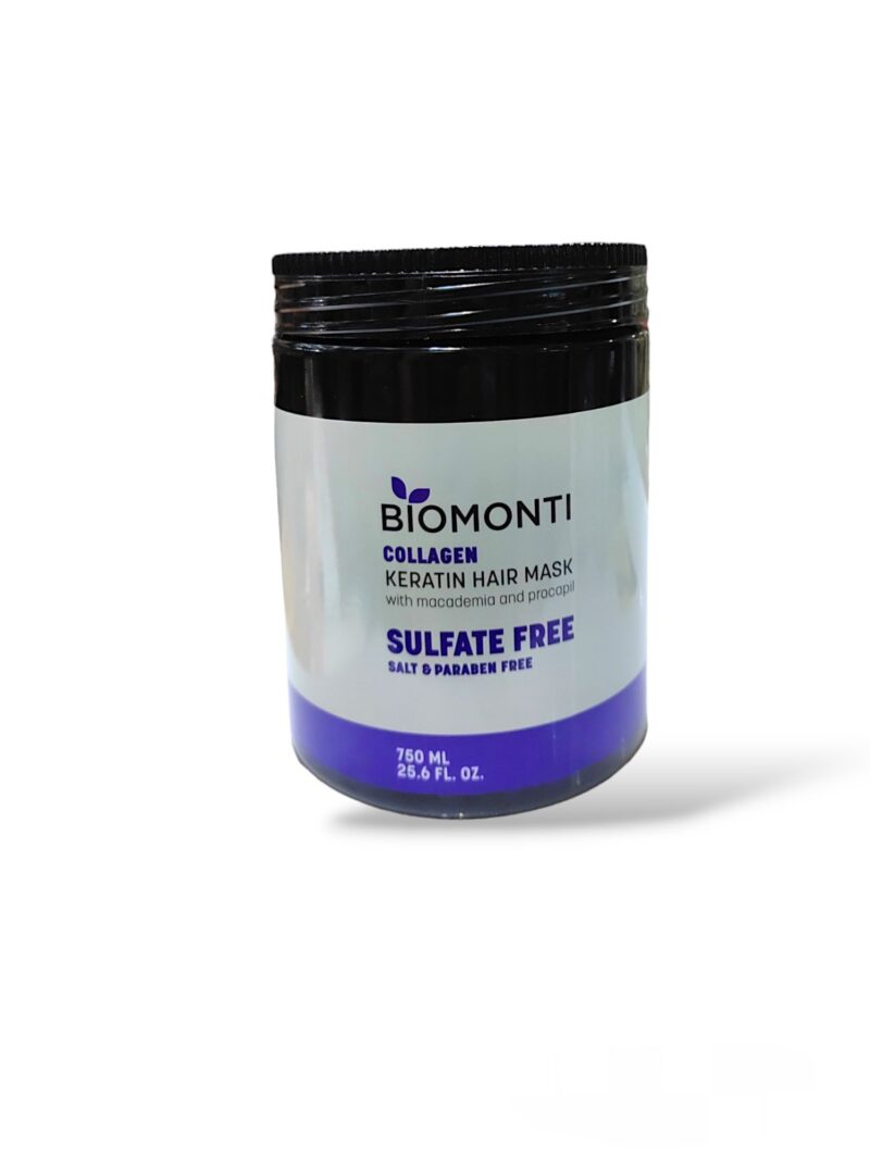 ماسک-مو-بدون-سولفات-بیومونتی-Biomonti-حاوی-کلاژن-و-کراتین-حجم-750-میل