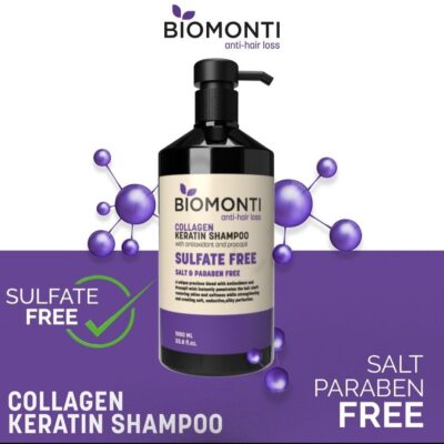 شامپو-بدون-سولفات-بیومونتی-Biomonti-ضد-ریزش-حاوی-کلاژن-حجم-1-لیتری