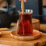 استکان کمر باریک پاشاباغچه طرح هیبلی اصل ترک کد HEYBELI-42361