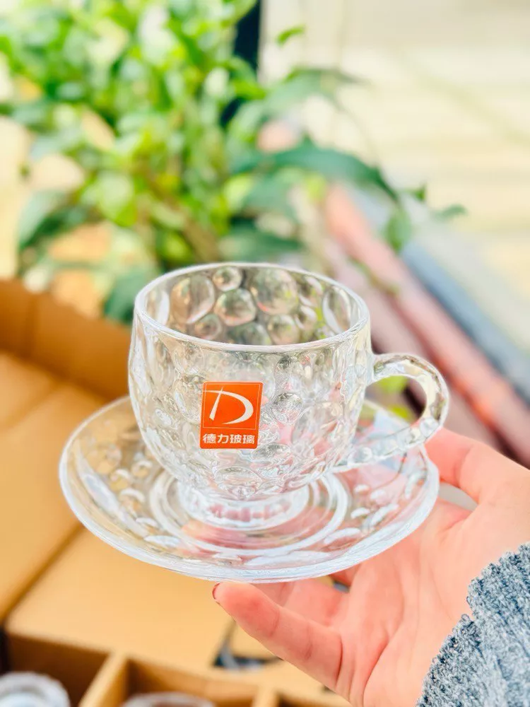 فنجان و نعلبکی برند دلی گلس مدل meteorite وارداتی (4)