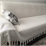 رومبلی و شال مبل منگوله دار در دو سایز اصل ترک وارداتی