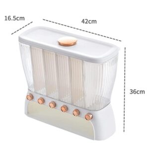 ست جا برنجی و جا حبوباتی و غلات اکرولیت نشکن وارداتی