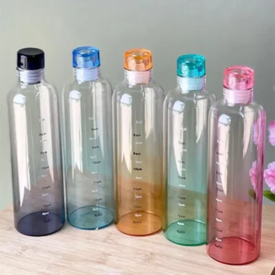 بطری آب پیرکس رنگی واشردار GOOD MOMENTS