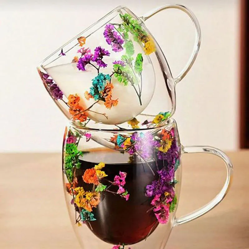 لیوان-و-نیم-لیوان-پیرکس-دوجداره-گلدار-وارداتی2