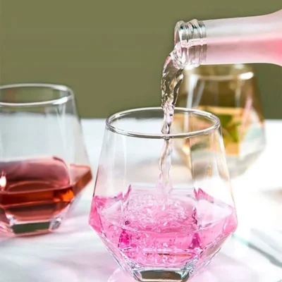 نیم لیوان شش ضلعی دلی گلس DELI GLASS
