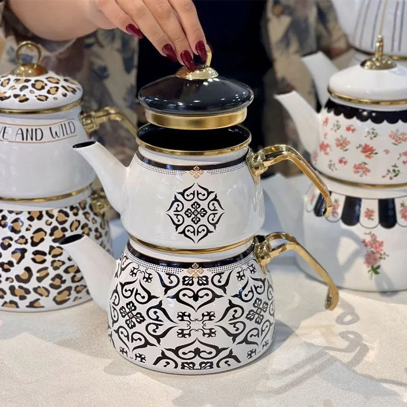 کتری-قوری-لعابی-طرحدار-آجار-ACAR-XAP-09101