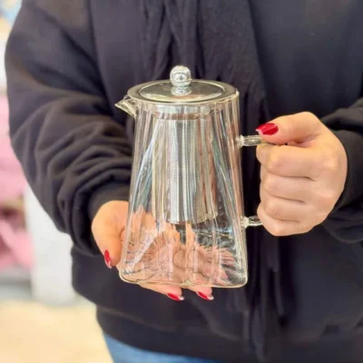 قوری پیرکس 4 ضلعی وارداتی کد KIT-2069